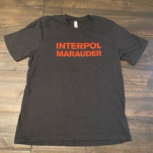 Interpol Marauder 2019 Tour T-shirt. Size XL